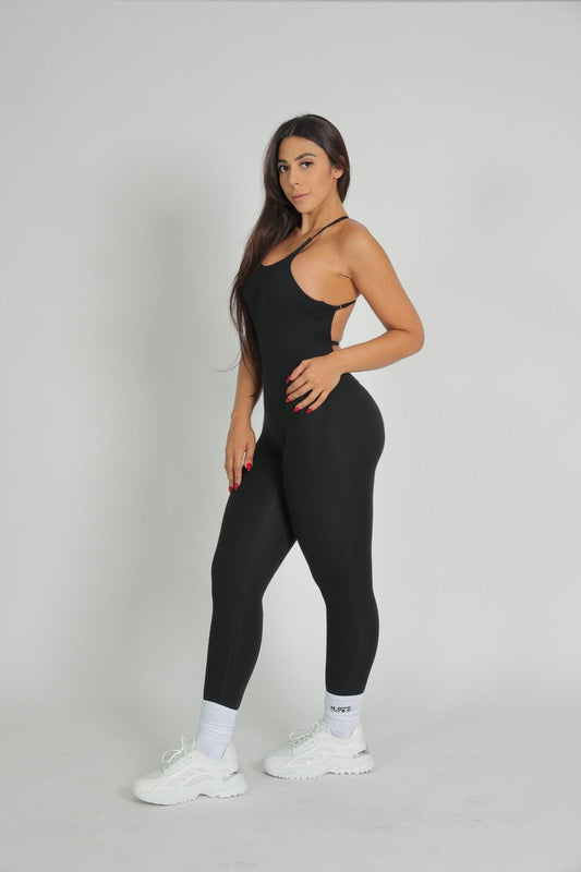 Power play jumpsuit black
