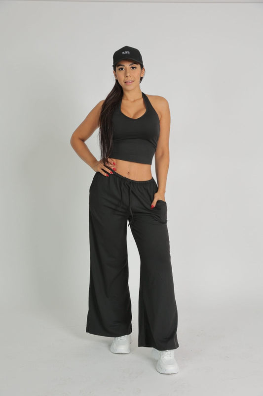 Black lounge pants
